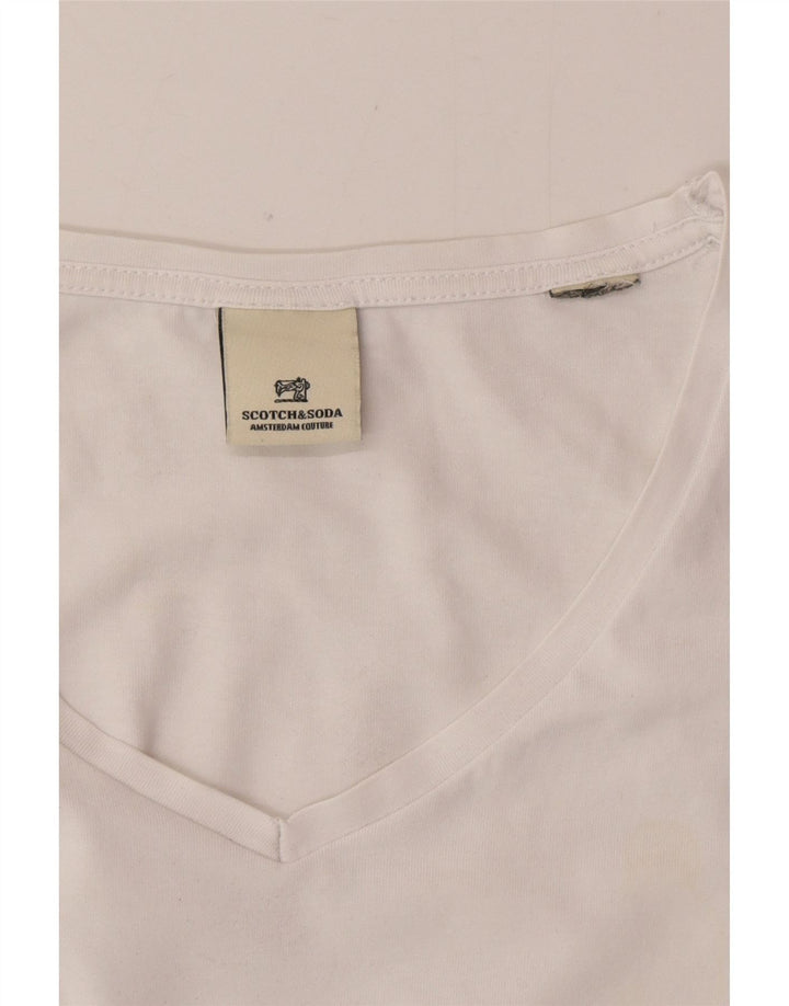 Scotch & Soda Herre T-Shirt Top Stor Hvid