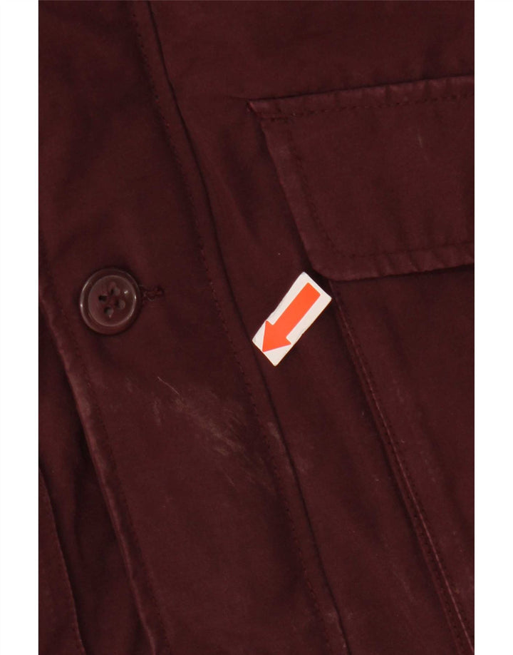 Gap Parkajakke med hætte til drenge 8-9 år Medium Burgundy Polyester