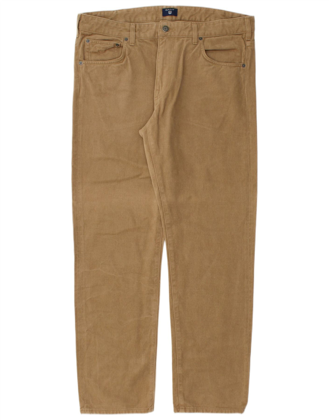 GANT Straight Jeans til mænd W36 L32 Beige Bomuld