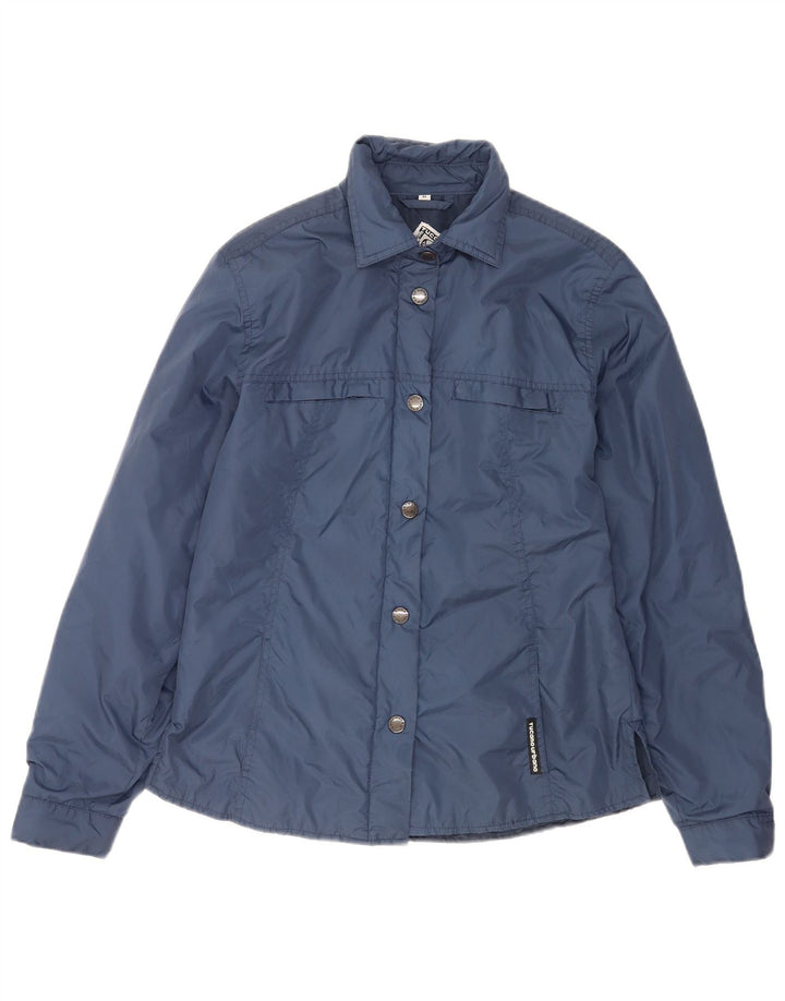 Tucano Urbano Dame Windbreaker Jacket UK 14 Medium Navy Blue Nylon