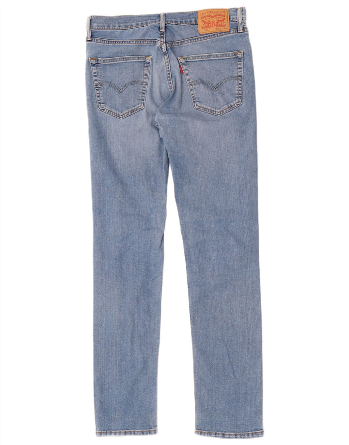 Levi's Herre 511 Slim Jeans W32 L34 Blå Bomuld