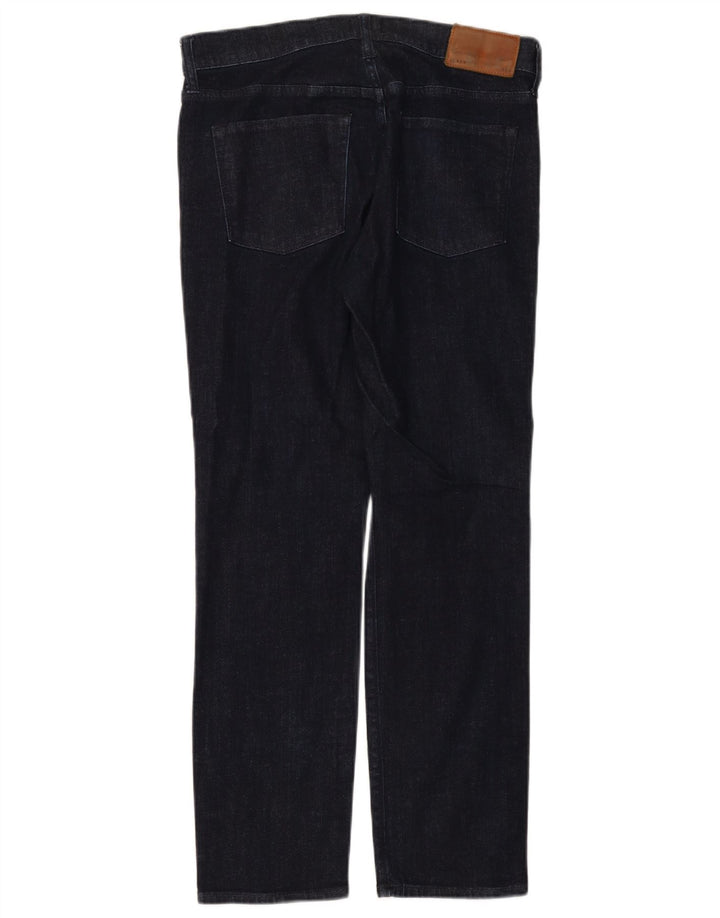 J. CREW Dame 484 Straight Jeans W32 L30 Marineblå Bomuld