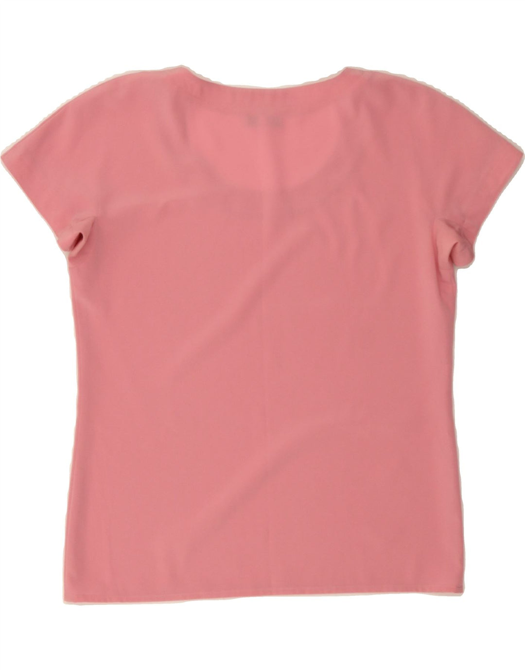 VINTAGE Womens Blouse Top UK 14 Medium Pink Vintage Vintage and Second-Hand Vintage from Messina Hembry 