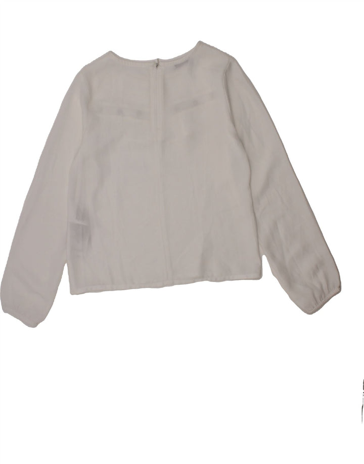 LIU JO Girls Blouse Top 7-8 Years White Polyester Vintage Liu Jo and Second-Hand Liu Jo from Messina Hembry 