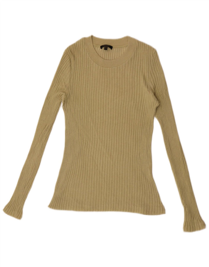 Massimo Dutti Dame Top Langærmet UK 8 Small Khaki
