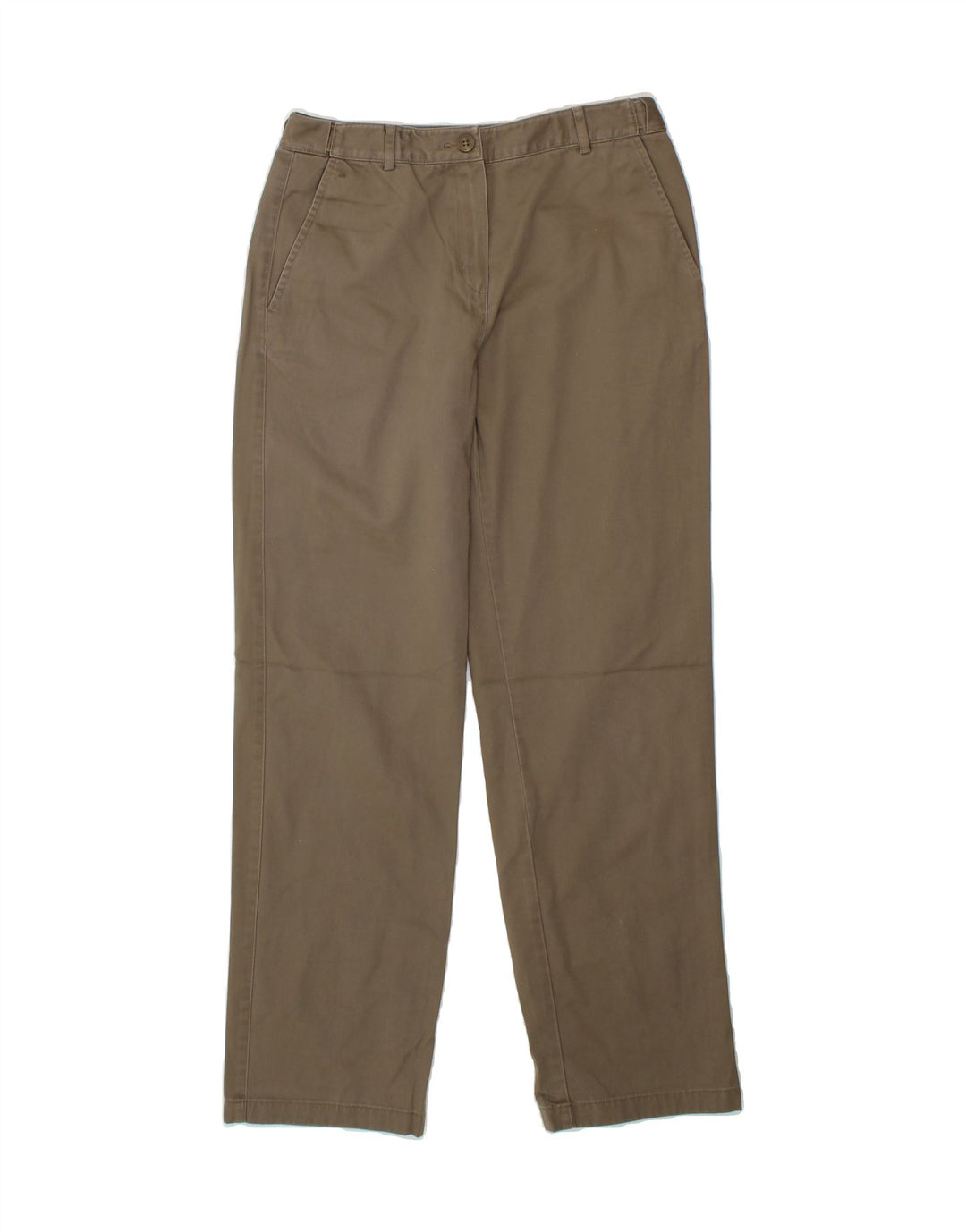L.L.BEAN Womens Classic Fit Chino Trousers US 6 Medium W28 L30 Grey Vintage L.L.Bean and Second-Hand L.L.Bean from Messina Hembry 