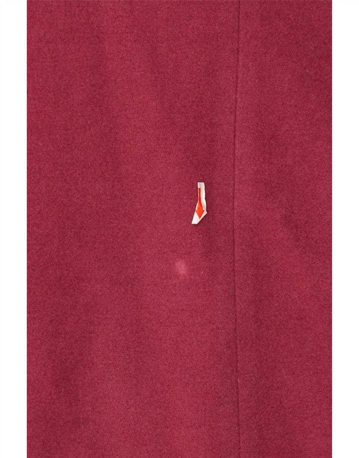 FIORELLA RUBINO Womens 2 Button Blazer Jacket UK 14 Medium Burgundy Wool Vintage Fiorella Rubino and Second-Hand Fiorella Rubino from Messina Hembry 