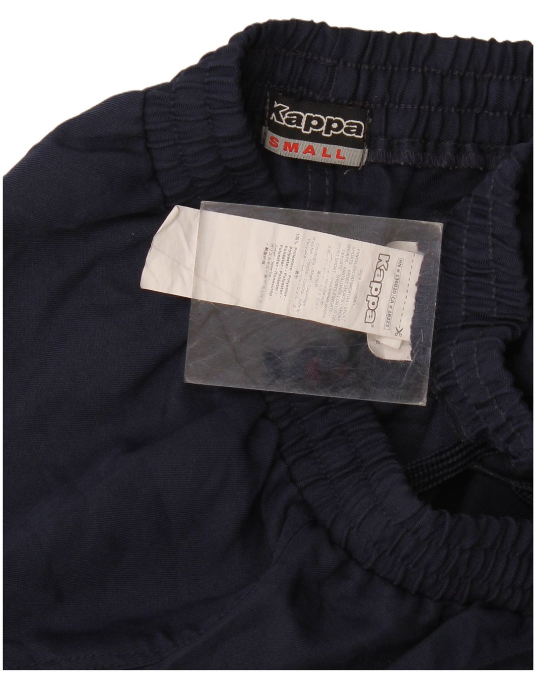 Kappa grafiske sportsshorts til kvinder, små marineblå polyester