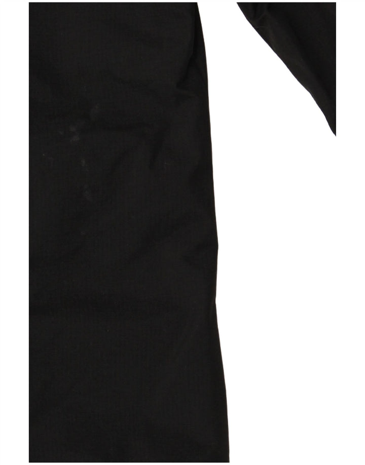 SUPERDRY Womens The Windcheater Hooded Windbreaker Jacket UK 6 XS Sort