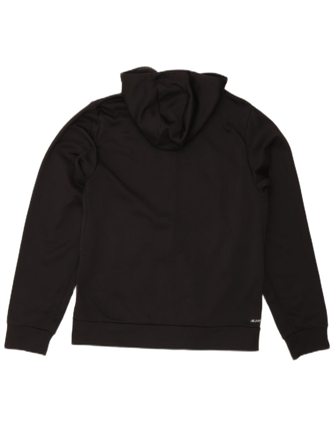 NEW BALANCE Hættetrøje med lynlås til mænd mellem sort polyester