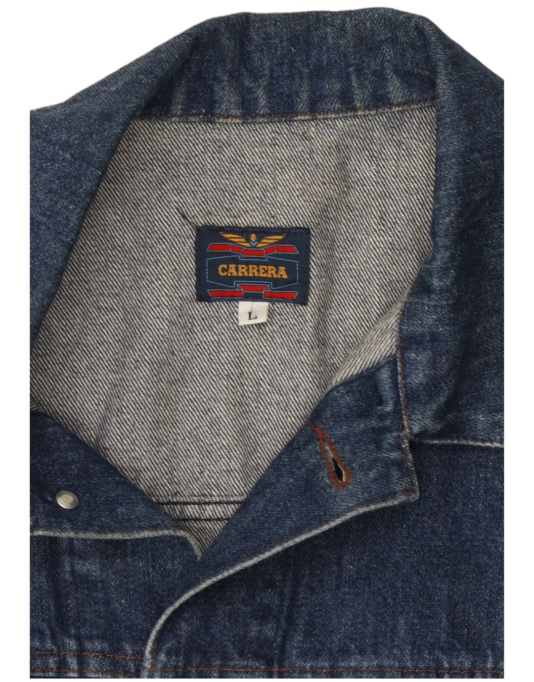 Carrera Herre Denim Gilet UK 40 Large Navy Blue