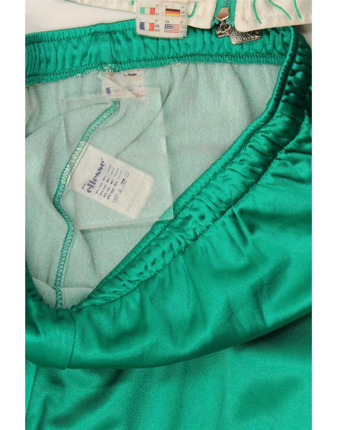 Ellesse Herre grafisk hel træningsdragt IT 52 Large White Colourblock Bomuld