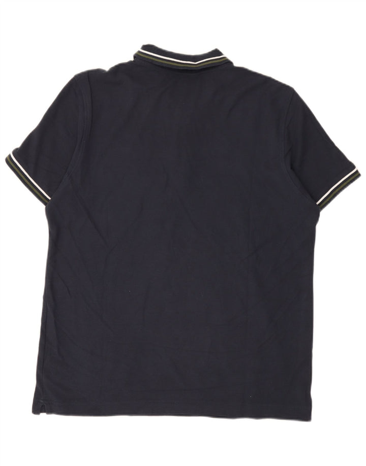 Lotto Herre poloshirt Medium marineblå stribet bomuld