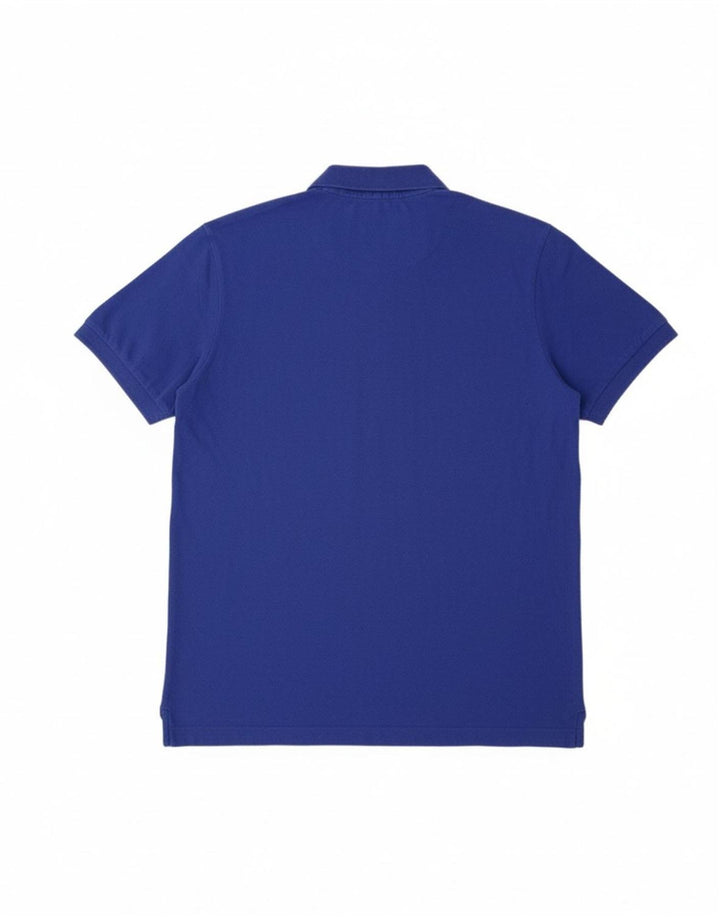 KAPPA Mens Polo Shirt Large Blue Cotton