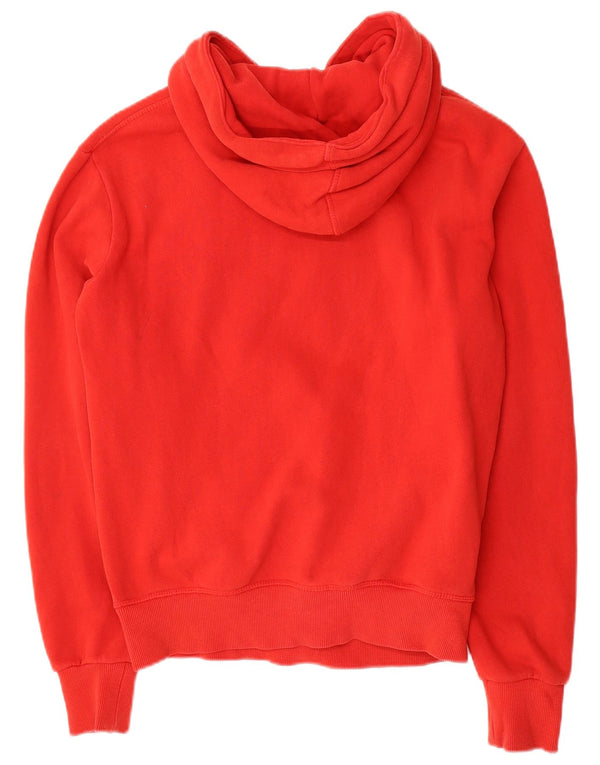Superdry Loose Fit hættetrøje til mænd XS rød bomuld