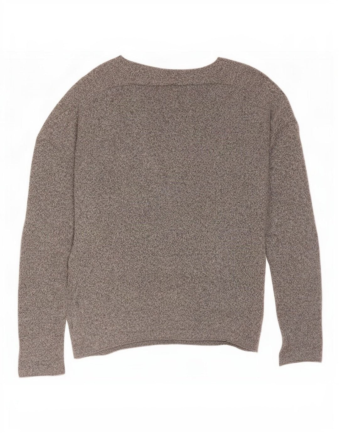 Zara Herre sweater med rund hals, lille grå flækket bomuld