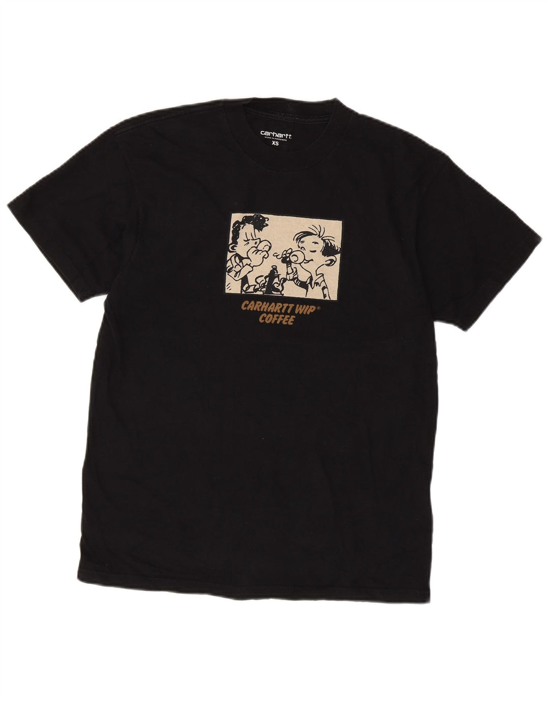 Carhartt Herre grafisk T-shirt Top XS Sort bomuld