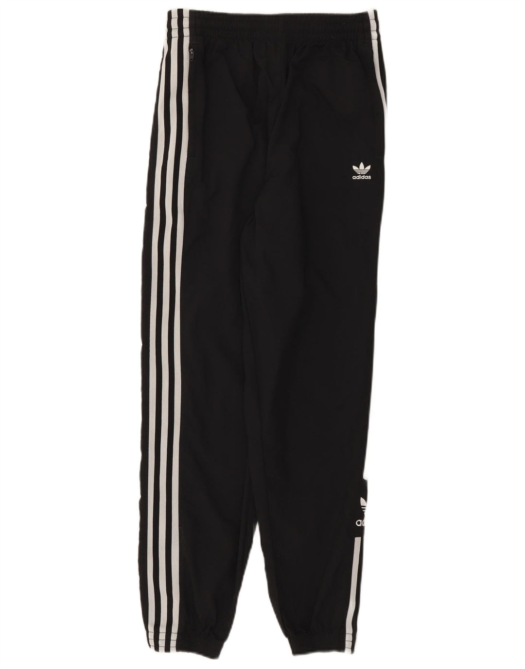 Adidas Dame træningsdragt Bukser Joggers UK 10 Small Black Polyamide