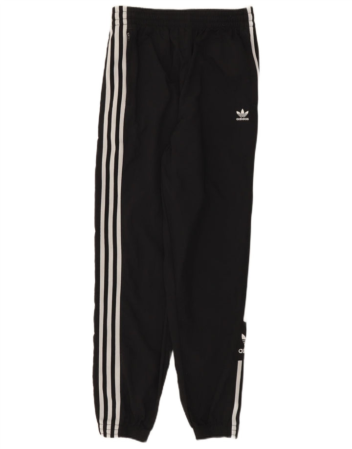 Adidas Dame træningsdragt Bukser Joggers UK 10 Small Black Polyamide