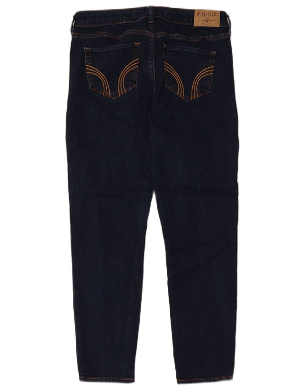 Hollister Womens Crop Slim Jeans US 5 Small W27 L25 Marineblå Bomuld