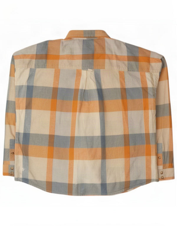 Fat Face Dame Flannel Shirt UK 12 Medium Flerfarvet Ternet Bomuld