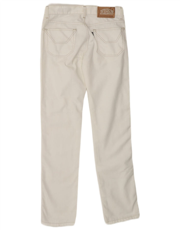 JECKERSON Lige jeans til kvinder W30 L32 Hvid bomuld