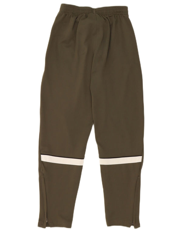 Nike drenge Dri Fit træningsdragt bukser 12-13 år Large Khaki Colourblock