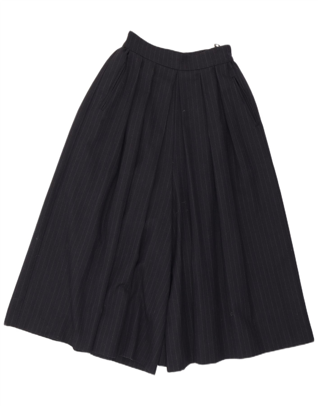 JOHN ROCHA Dame Flare Casual Bukser UK 10 Small W25 Navy Blue