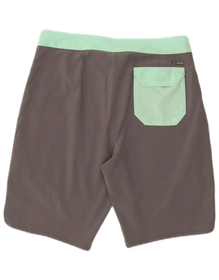 Columbia Badeshorts til mænd mellemgrå Colourblock Polyester