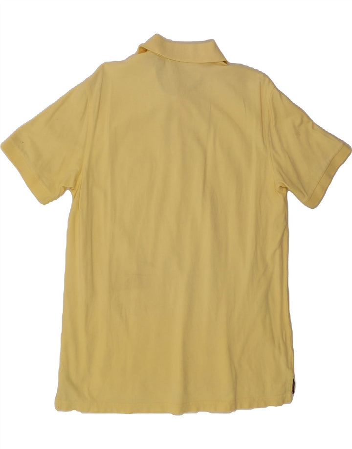 IZOD Mens Polo Shirt Large Yellow Cotton Vintage Izod and Second-Hand Izod from Messina Hembry 