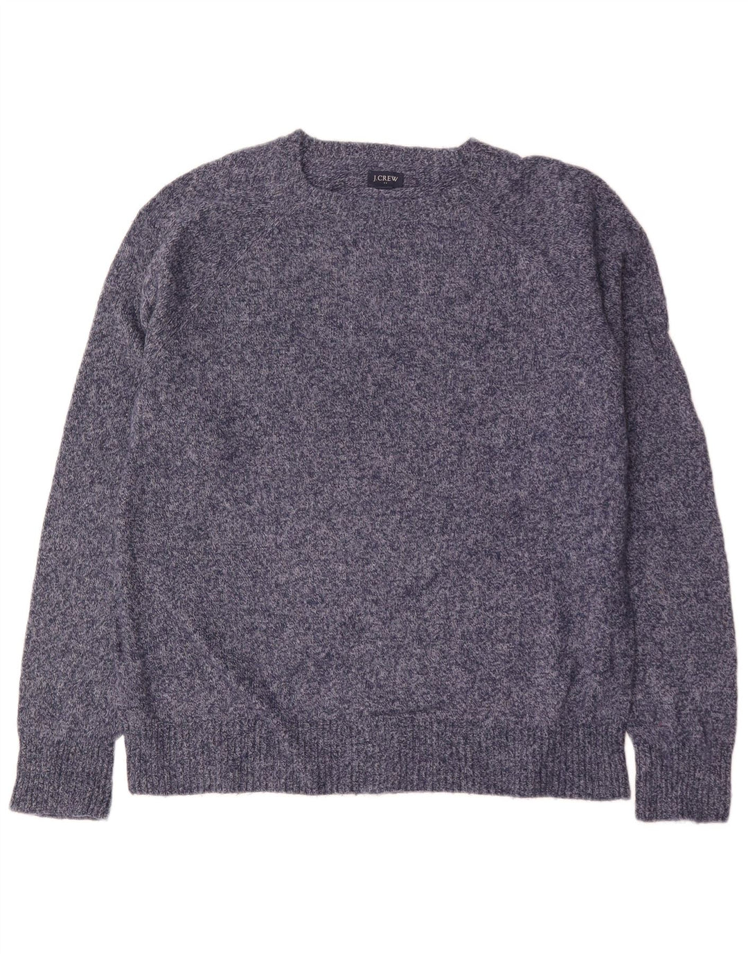 J. CREW Herre sweater med rund hals, mellemblå polyamid
