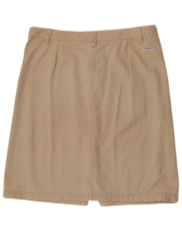 Murphy & Nye lige nederdel til kvinder W30 Medium Beige Bomuld