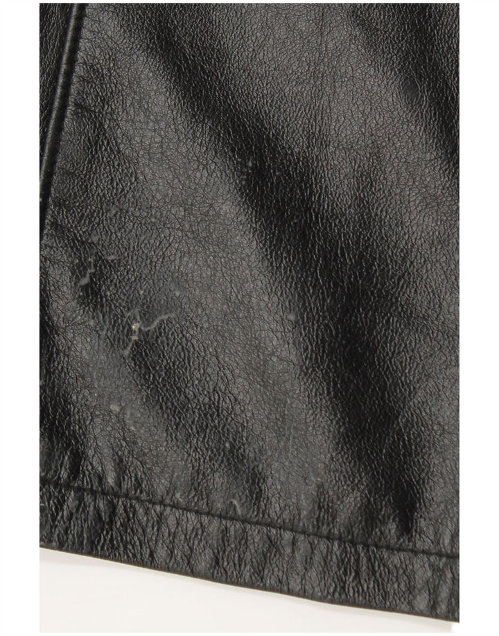 Vintage herre læderfrakke UK 38 Medium Black
