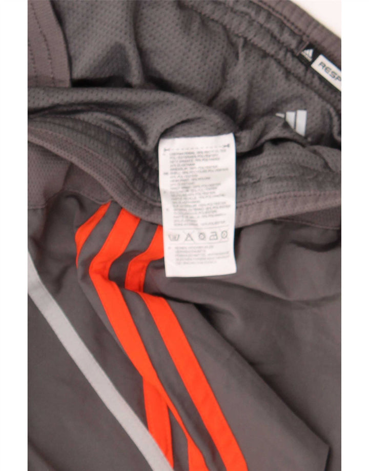 Adidas Badeshorts til mænd mellemgrå Colourblock Polyester