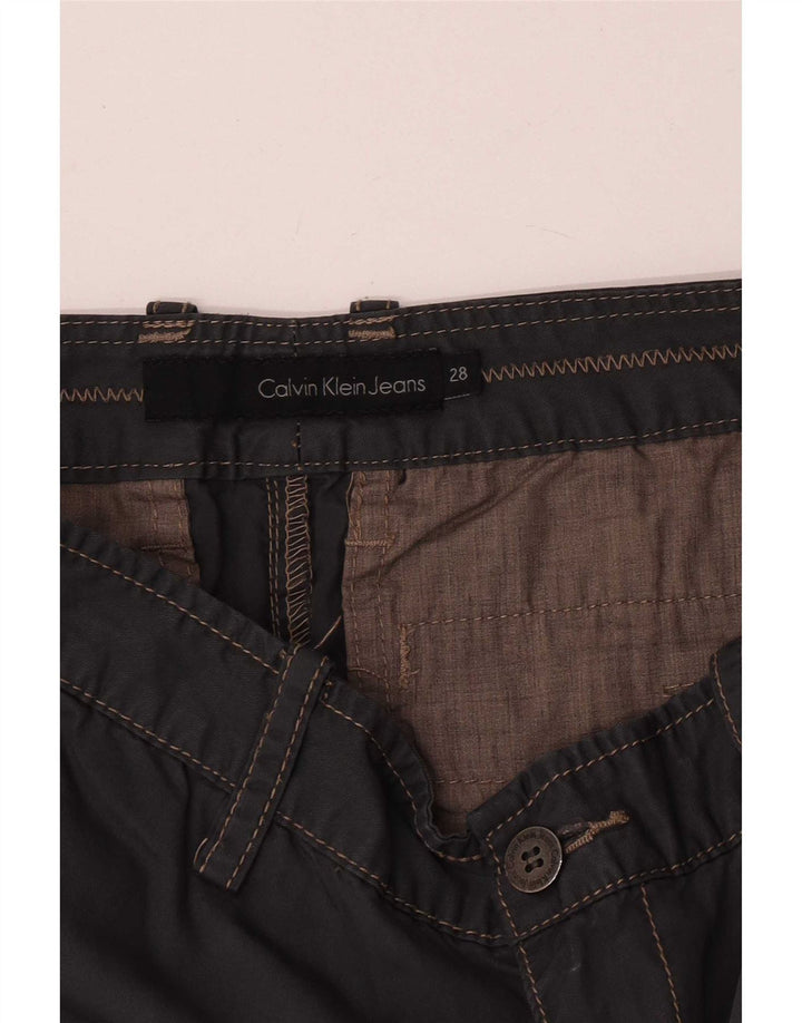 Calvin Klein Lige Chinobukser til kvinder W28 L29 Grå