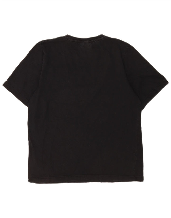 Kappa Herre Grafisk T-Shirt Top Lille Sort