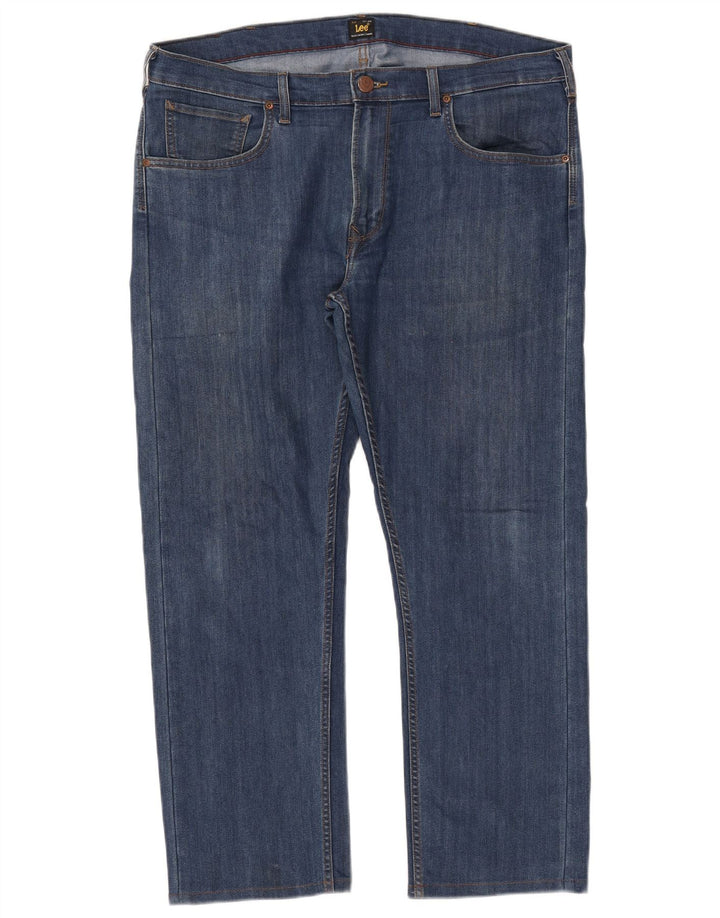 Lee Mens Daren Straight Jeans W38 L28 Blå Bomuld