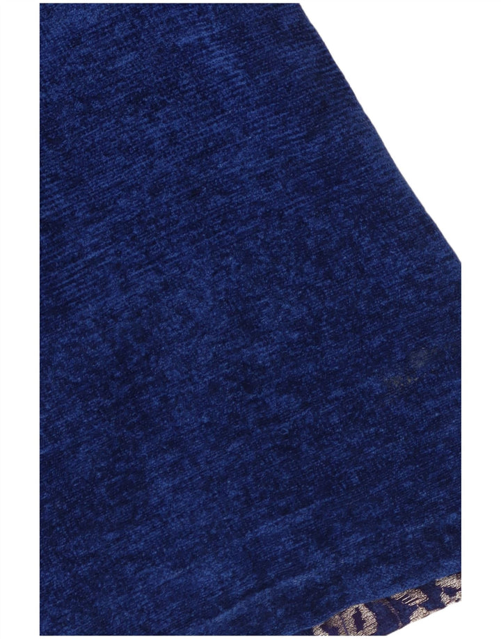 Indigo Moon Dame 4-knaps blazerjakke IT 46 Large Blue Floral Viscose