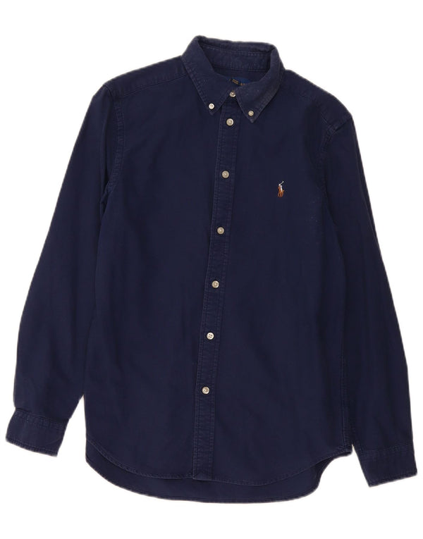 Ralph Lauren drengeskjorte 14-15 år stor marineblå bomuld