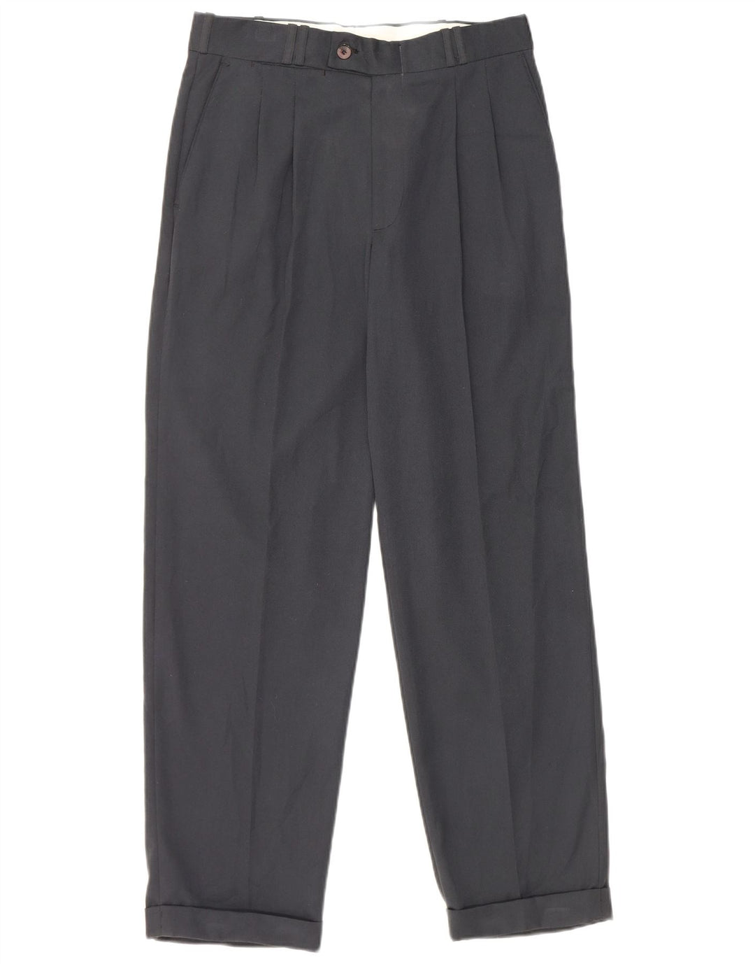 Farah Herre Pegged Suit Bukser W30 L28 Marineblå Polyester