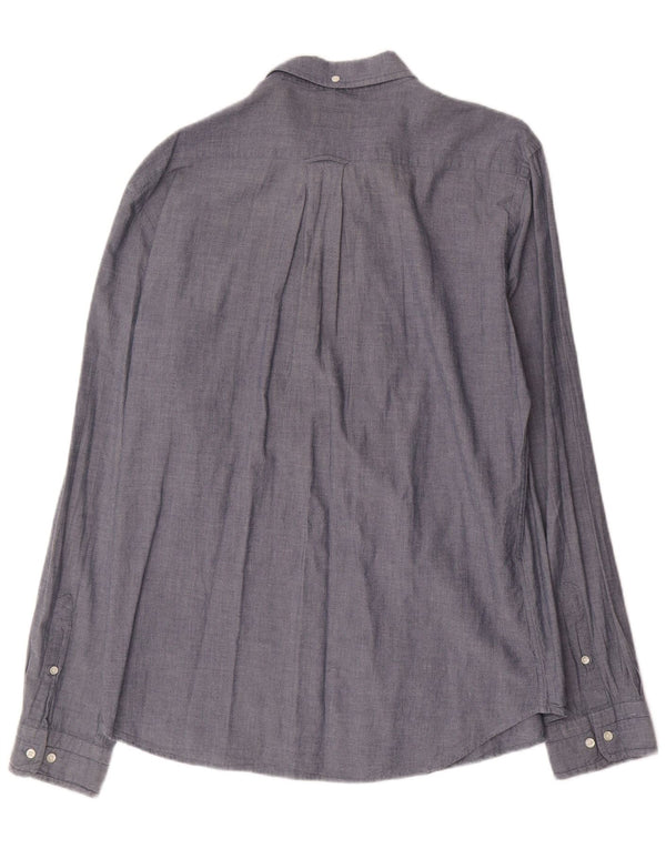 Gant herreskjorte XL marineblå bomuld