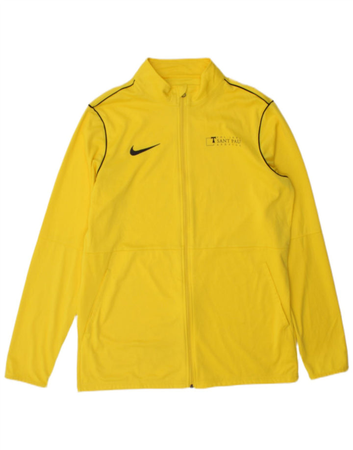 Nike Herre Dri Fit træningsdragt Topjakke Stor Gul Colourblock Polyester