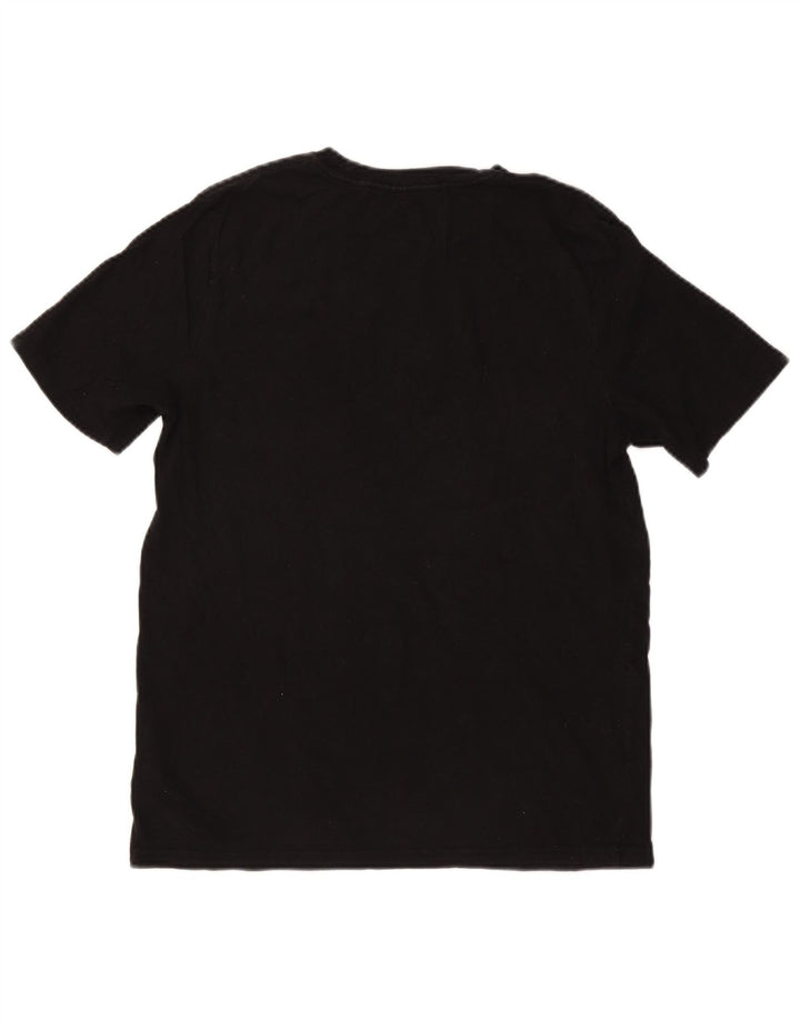 PUMA Grafisk T-shirt til mænd, medium sort bomuld