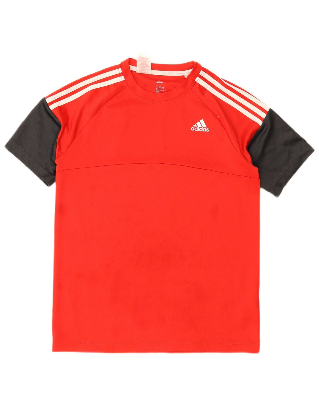 Adidas Regular T-Shirt Top 15-16 år Rød Colourblock Polyester