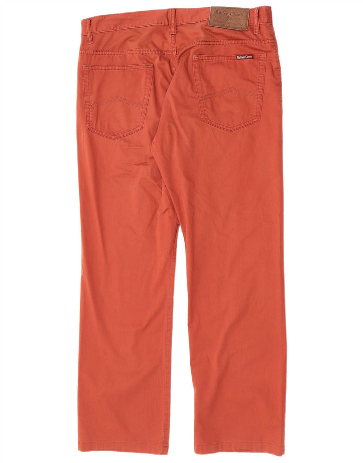 Marlboro Classics Straight Casual Bukser til mænd W38 L31 Orange