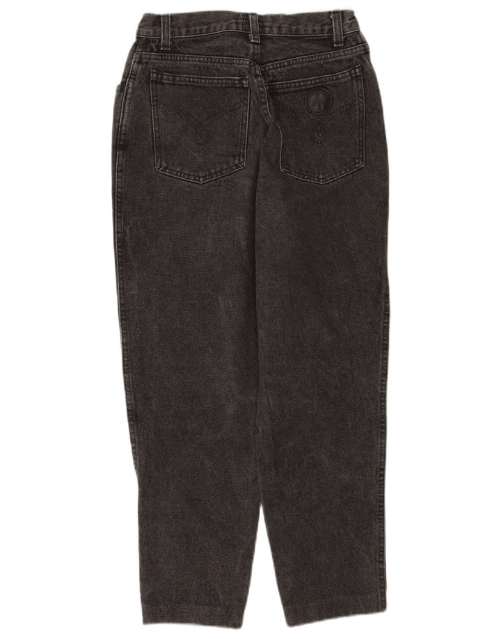Moschino Womens Cropped Jeans W28 L25 Sort bomuld