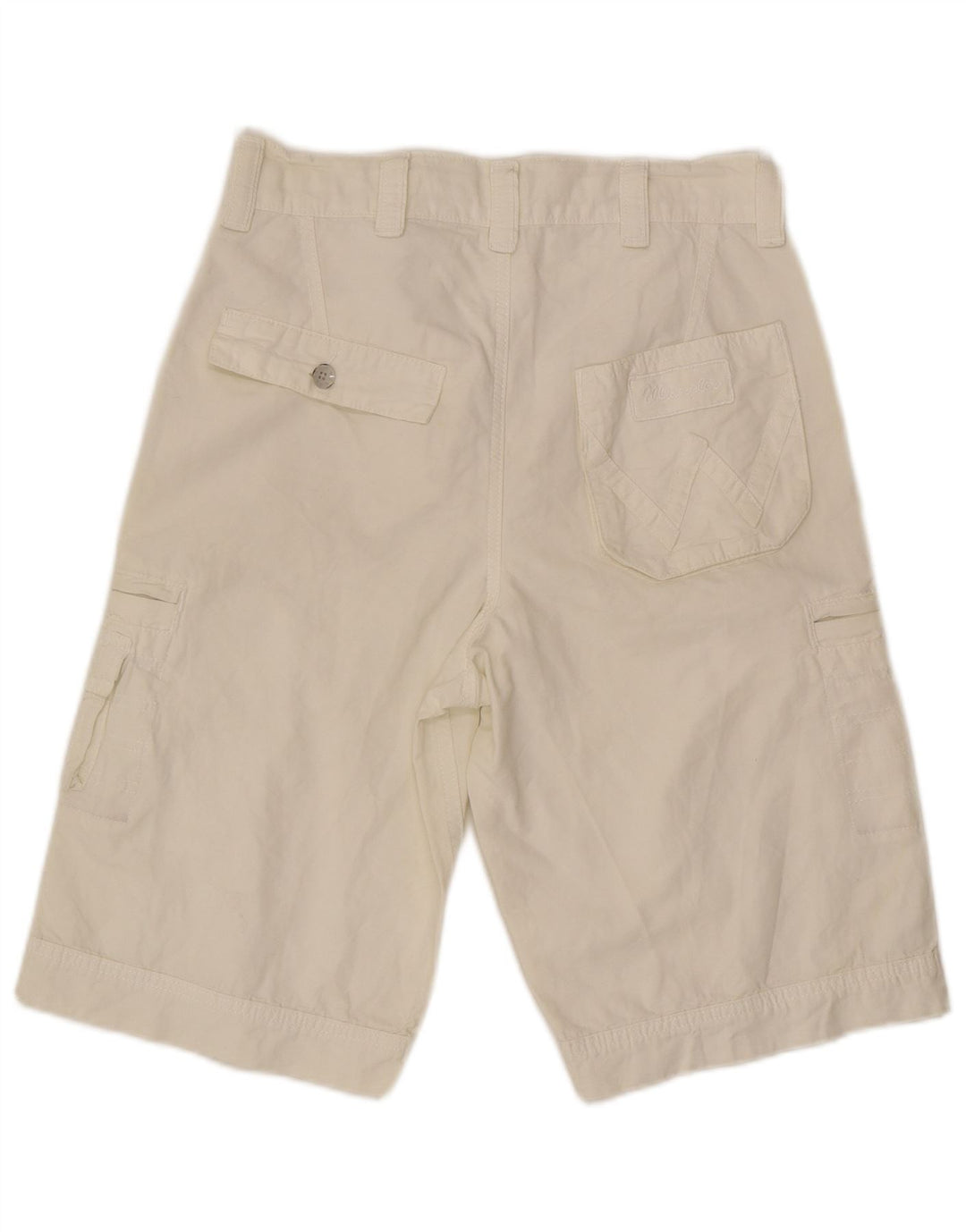 Wrangler Herre Fitz Cargo Shorts W30 Medium Hvid Bomuld