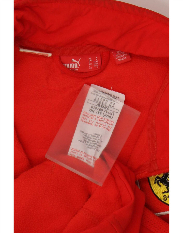 Puma Herre Ferrari Grafisk træningsdragt Topjakke Lille Rød Polyester