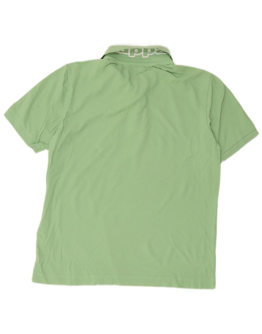 Kappa Herre grafisk poloshirt Stor grøn bomuld