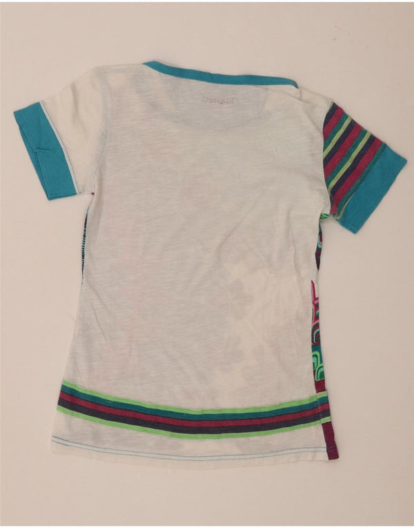Desigual piger grafisk t-shirt top 13-14 år flerfarvet blomster